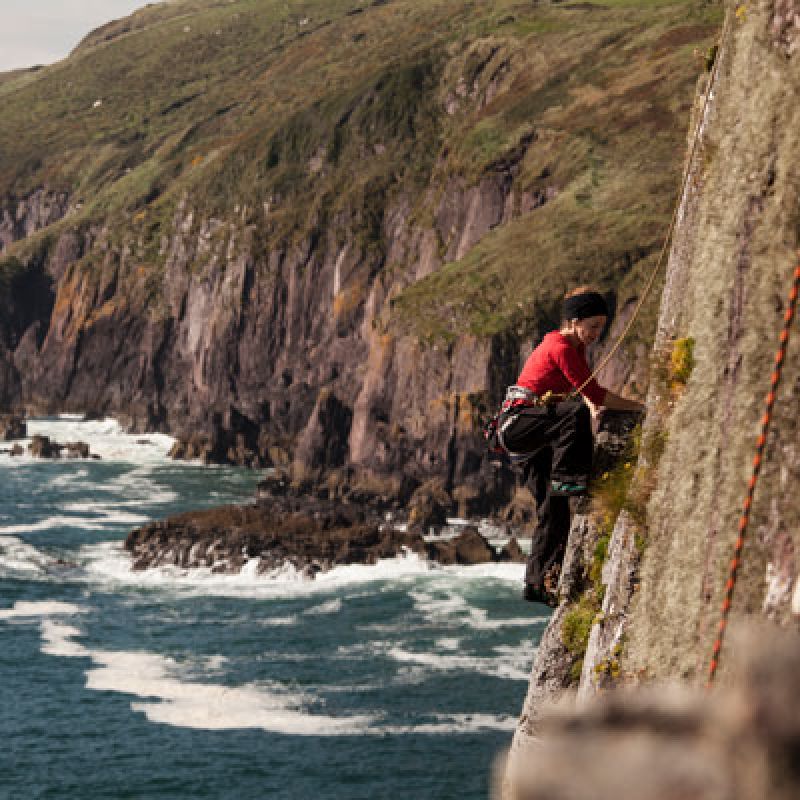 Climbing on the Dingle Peninsula