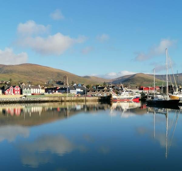 Dingle town in the sunshine