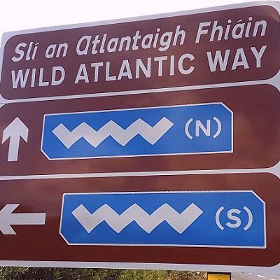wild atlantic way sign